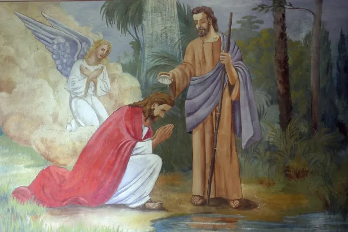 Gerahmter Druck : Taufe des Herrn Gerahmter Druck : Taufe des Herrn