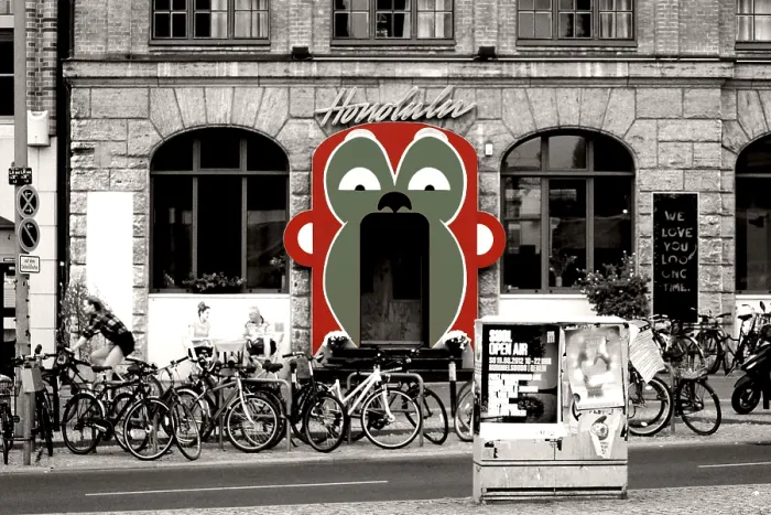 Gerahmter Druck : Bar Honolulu in Berlin