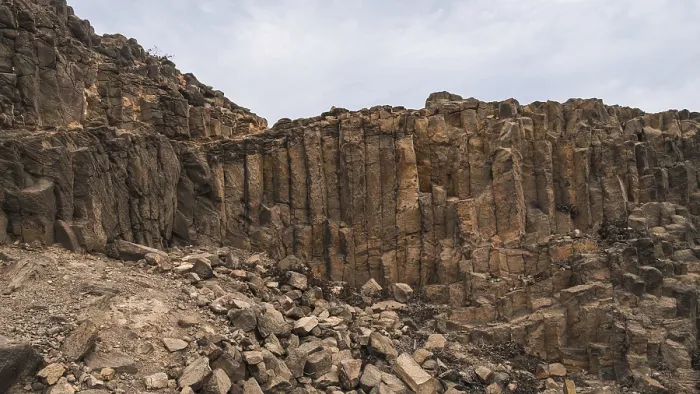 Gerahmter Druck : Basalt-Säulen, Aussichtspunkt der Säulen. Gerahmter Druck : Basalt-Säulen, Aussichtspunkt der Säulen.