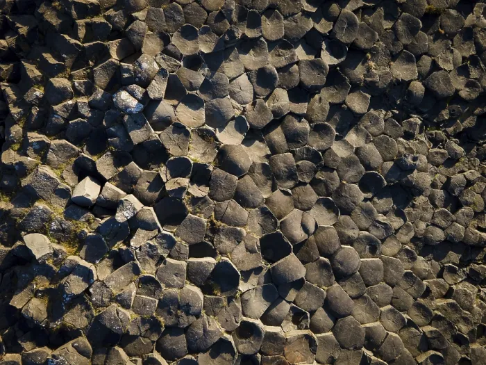 Gerahmter Druck : Basaltformationen, Kalfshamarsvik Gerahmter Druck : Basaltformationen, Kalfshamarsvik