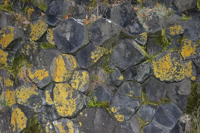 Gerahmter Druck : Basalt in Parkstein, Oberpfalz Gerahmter Druck : Basalt in Parkstein, Oberpfalz