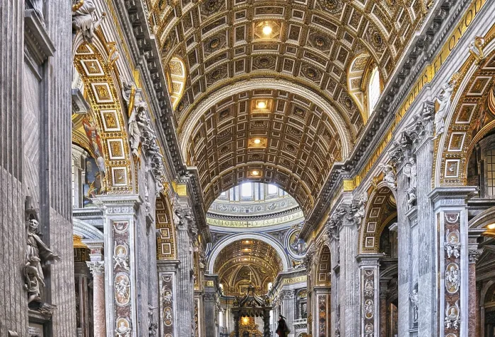 Gerahmter Druck : Basilika im Vatikan Gerahmter Druck : Basilika im Vatikan