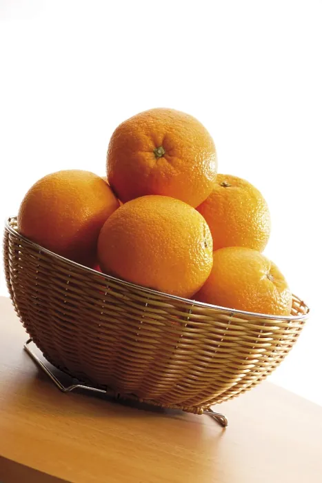Gerahmter Druck : Orangenkorb Gerahmter Druck : Orangenkorb