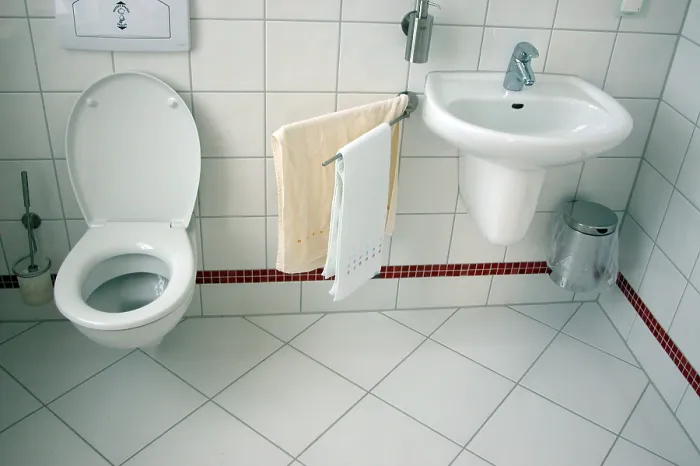 Gerahmter Druck : Badezimmer Gerahmter Druck : Badezimmer