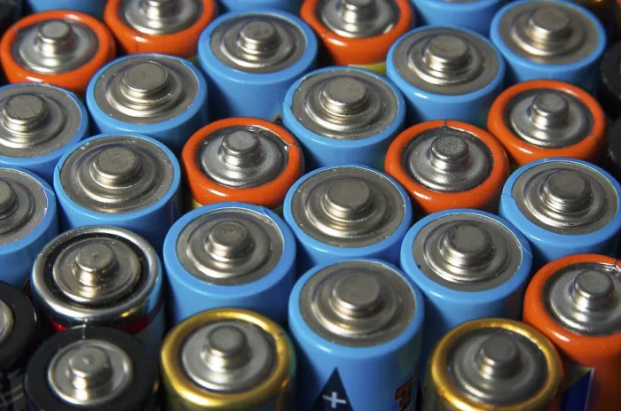 Gerahmter Druck : Batteries