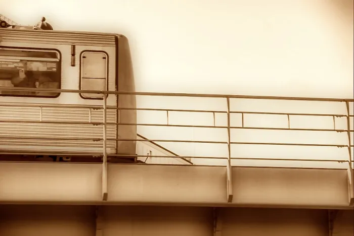 Gerahmter Druck : U-Bahn Baumwall Gerahmter Druck : U-Bahn Baumwall