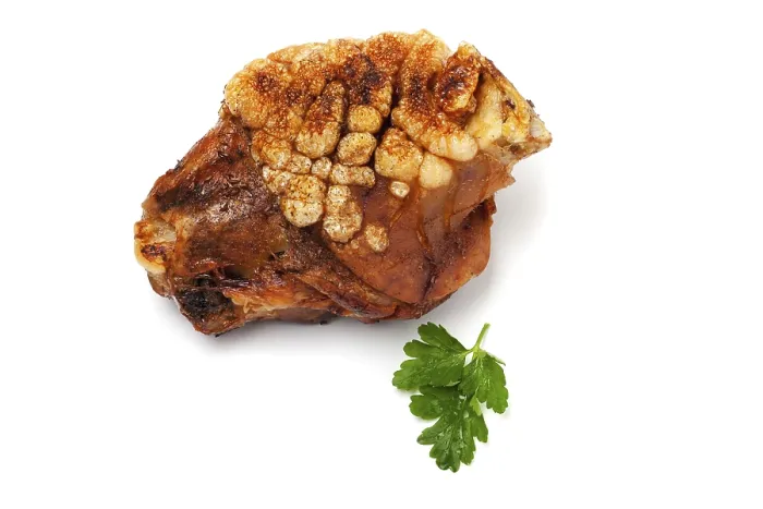 Gerahmter Druck : Bayerischer Schweinshaxe Gerahmter Druck : Bayerischer Schweinshaxe
