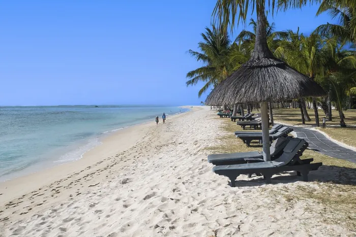Gerahmter Druck : Strand, Strand, Le Morne, Brabant Gerahmter Druck : Strand, Strand, Le Morne, Brabant