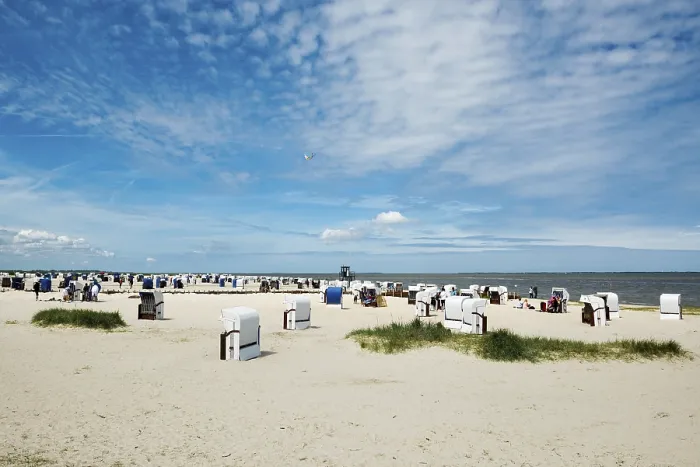 Gerahmter Druck : Strandstühle auf dem sandigen Strand. Gerahmter Druck : Strandstühle auf dem sandigen Strand.