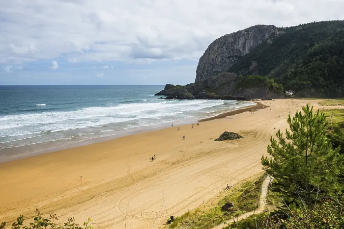 Gerahmter Druck : Küste und Klippen, Playa de Laga