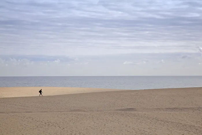 Gerahmter Druck : Auf der Strand von Corralejo. Gerahmter Druck : Auf der Strand von Corralejo.