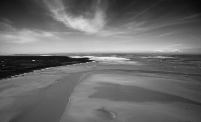 Gerahmter Druck : Strand und K. Gerahmter Druck : Strand und K.