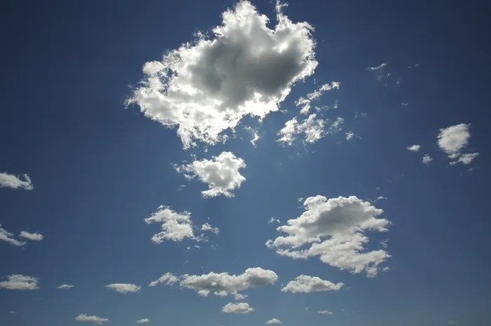 Gerahmter Druck : Himmel mit wechselnden Wolkenformationen Gerahmter Druck : Himmel mit wechselnden Wolkenformationen