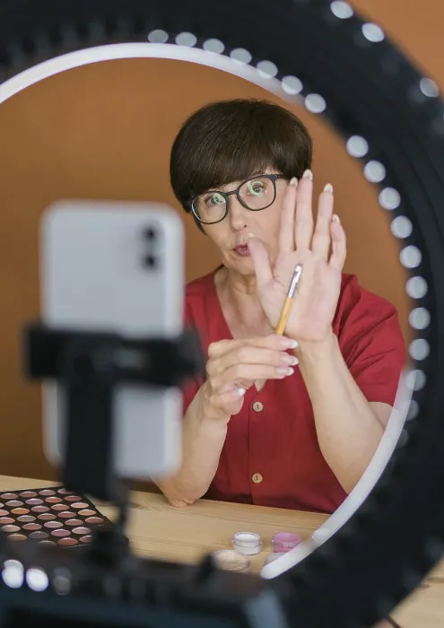 Gerahmter Druck : Schönheits- und Kosmetik-E-Commerce Gerahmter Druck : Schönheits- und Kosmetik-E-Commerce