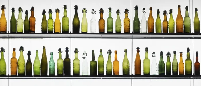 Gerahmter Druck : Bierflaschen Gerahmter Druck : Bierflaschen