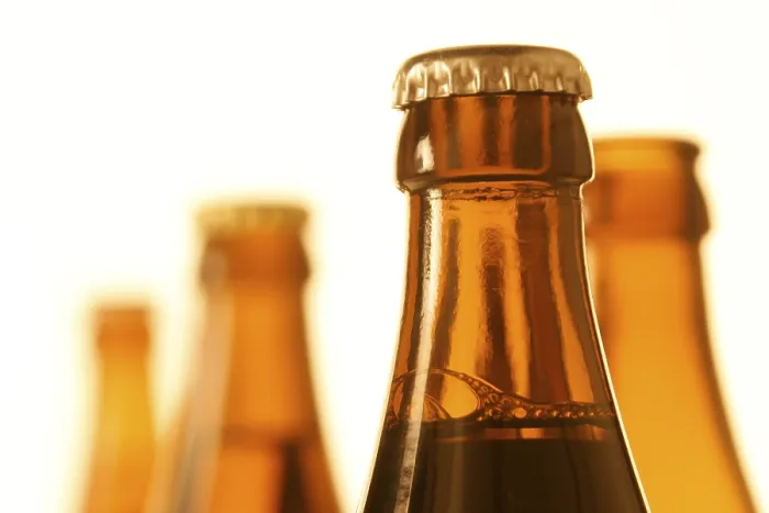 Gerahmter Druck : Bierflaschen Gerahmter Druck : Bierflaschen