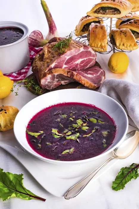 Gerahmter Druck : Böhmischer Grünkohl-Salat