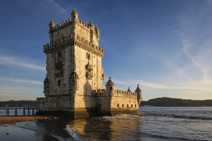 Gerahmter Druck : Belem-Turm oder Turm von St. Vincent
