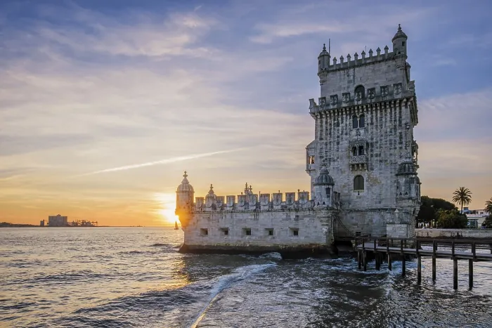 Gerahmter Druck : Torre de Belém oder Torre de São Vicente Gerahmter Druck : Torre de Belém oder Torre de São Vicente