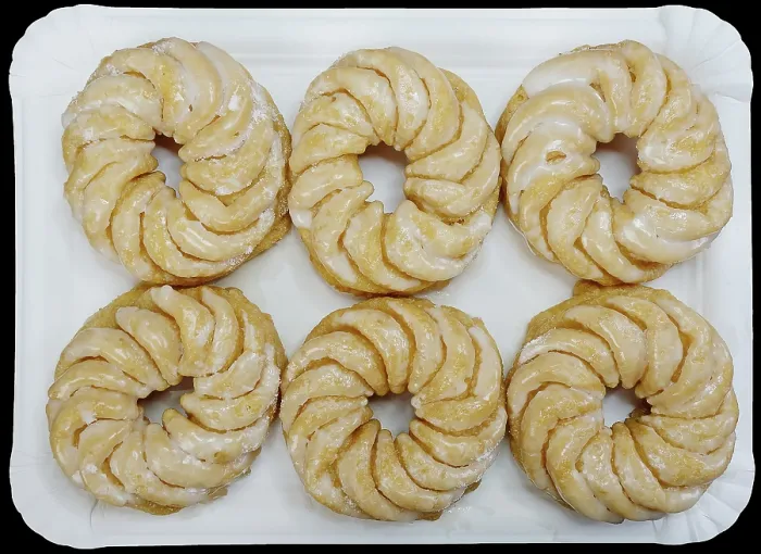 Gerahmter Druck : Berliner Krapfen, Torten
