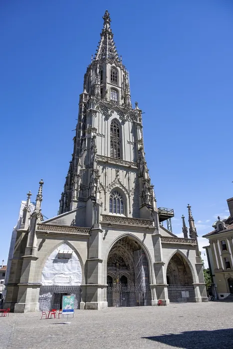 Gerahmter Druck : Berner Münster am Münsterplatz Gerahmter Druck : Berner Münster am Münsterplatz