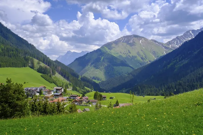 Gerahmter Druck : Berwang, Tirol, Österreich Gerahmter Druck : Berwang, Tirol, Österreich