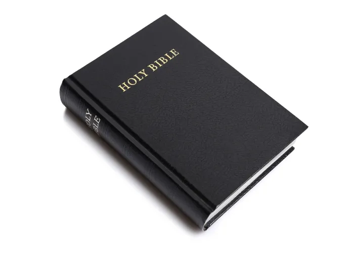 Gerahmter Druck : Bibel, ausgeschnitten. Gerahmter Druck : Bibel, ausgeschnitten.