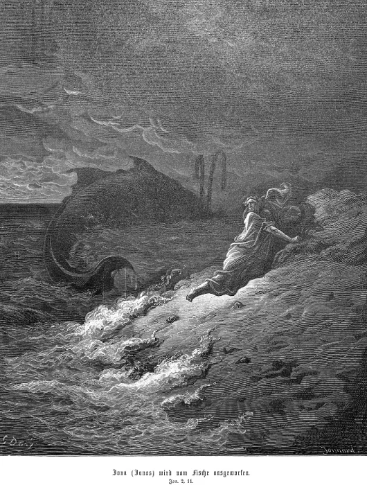 Gerahmter Druck : Bibel, Jonas oder Jonas, Kapitel 2 Gerahmter Druck : Bibel, Jonas oder Jonas, Kapitel 2