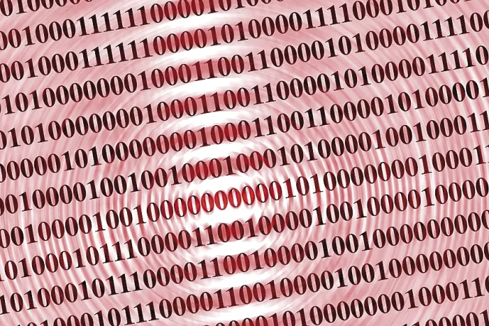 Gerahmter Druck : Binärcode Gerahmter Druck : Binärcode