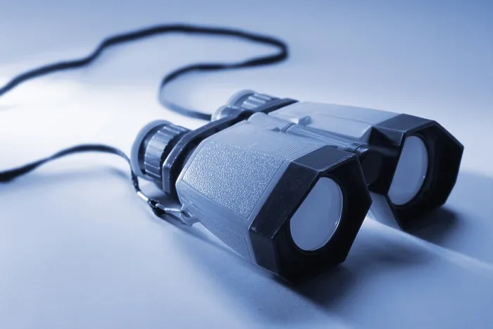 Gerahmter Druck : Binoculars Gerahmter Druck : Binoculars