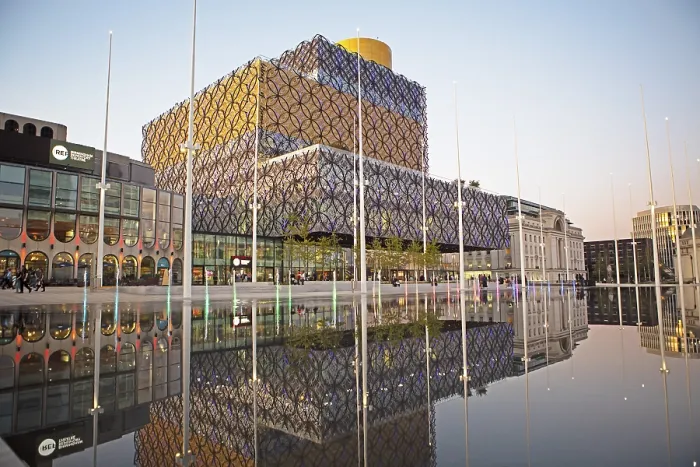 Gerahmter Druck : Birmingham Library in Centenary Square Gerahmter Druck : Birmingham Library in Centenary Square