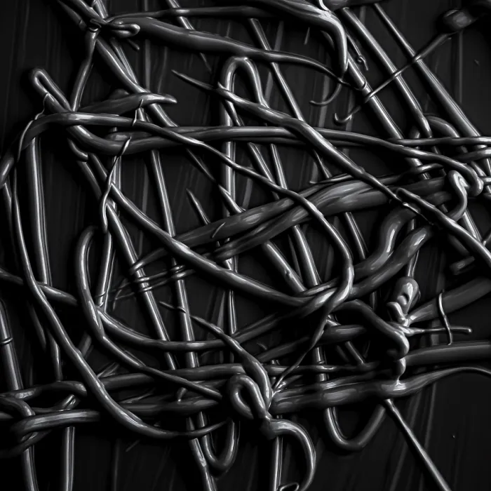 Gerahmter Druck : Schwarze Cremetextur-Hintergrund Gerahmter Druck : Schwarze Cremetextur-Hintergrund
