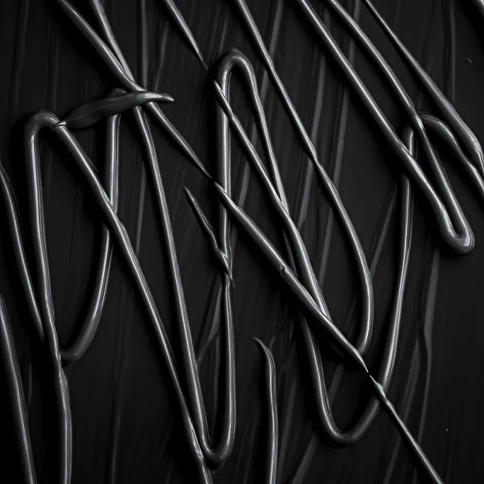 Gerahmter Druck : Schwarze Cremetextur-Hintergrund Gerahmter Druck : Schwarze Cremetextur-Hintergrund