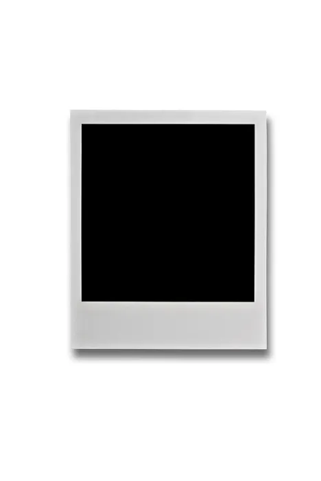 Gerahmter Druck : Schwarze Polaroid Gerahmter Druck : Schwarze Polaroid