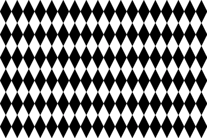 Gerahmter Druck : Schwarze und weiße Diamantmuster als Hintergrund. Gerahmter Druck : Schwarze und weiße Diamantmuster als Hintergrund.