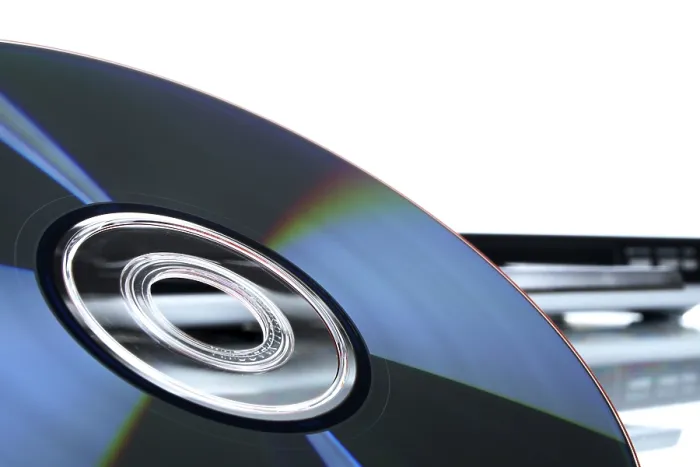 Gerahmter Druck : Leere DVDs Gerahmter Druck : Leere DVDs
