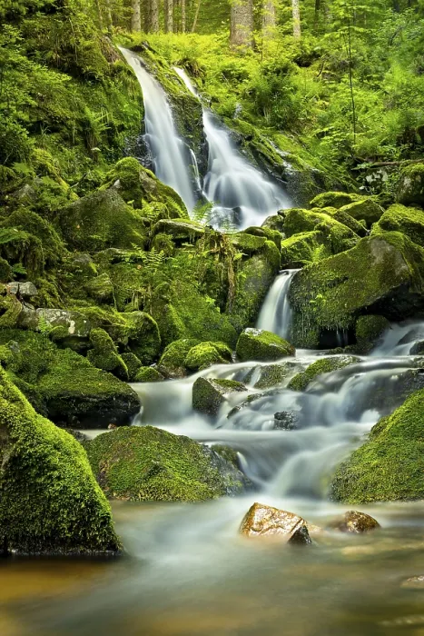 Gerahmter Druck : Der Blasiwalder Wasserfall Gerahmter Druck : Der Blasiwalder Wasserfall