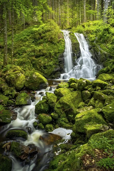 Gerahmter Druck : Der Blasiwalder Wasserfall Gerahmter Druck : Der Blasiwalder Wasserfall