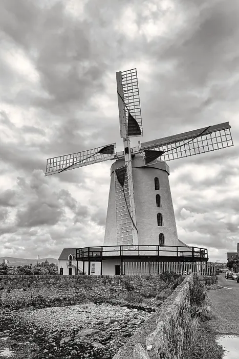 Gerahmter Druck : Blennerville fünfstöckiger Windmühle Gerahmter Druck : Blennerville fünfstöckiger Windmühle