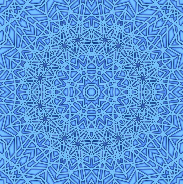 Gerahmter Druck : Hintergrund in Blau mit abstraktem Muster. Gerahmter Druck : Hintergrund in Blau mit abstraktem Muster.
