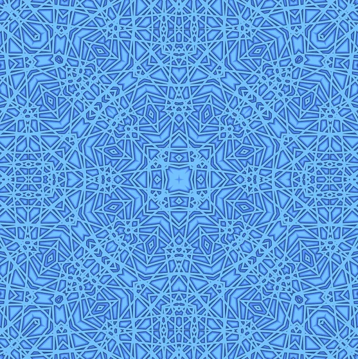 Gerahmter Druck : Hintergrund in Blau mit abstraktem Muster. Gerahmter Druck : Hintergrund in Blau mit abstraktem Muster.