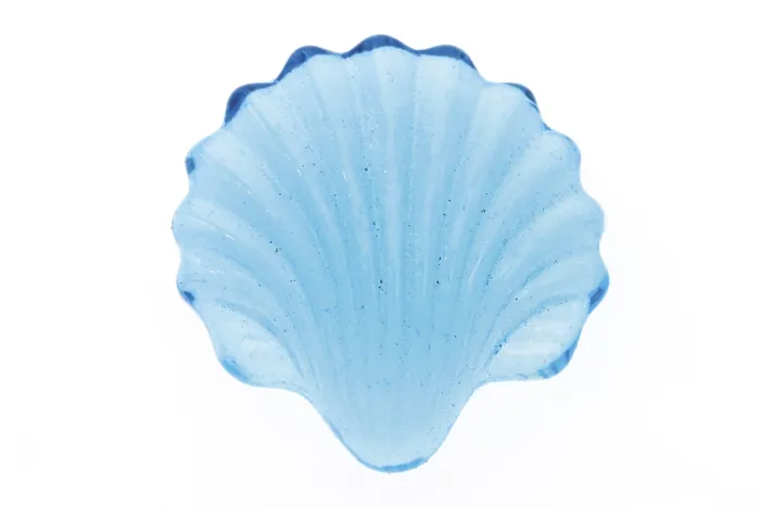 Gerahmter Druck : Blauer Glasmuschel Gerahmter Druck : Blauer Glasmuschel