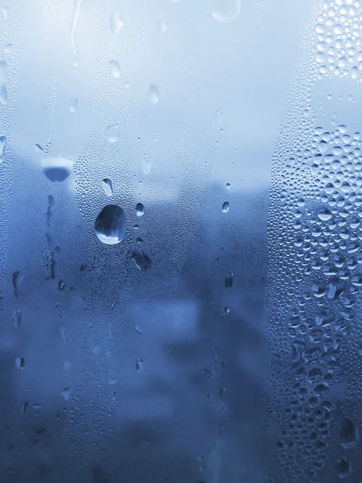 Gerahmter Druck : Blauer natürlicher Wassertröpfchen-Texturen Gerahmter Druck : Blauer natürlicher Wassertröpfchen-Texturen