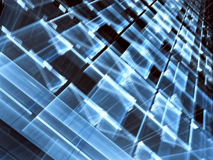 Gerahmter Druck : Verschwommenes Technologiehintergrund - abstrakte computer-generierte Bild. Gerahmter Druck : Verschwommenes Technologiehintergrund - abstrakte computer-generierte Bild.