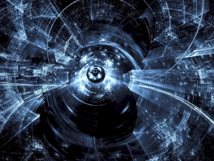 Gerahmter Druck : Verschwommene Technologie-Hintergrund - abstrakte computer-generierte Bild. Gerahmter Druck : Verschwommene Technologie-Hintergrund - abstrakte computer-generierte Bild.