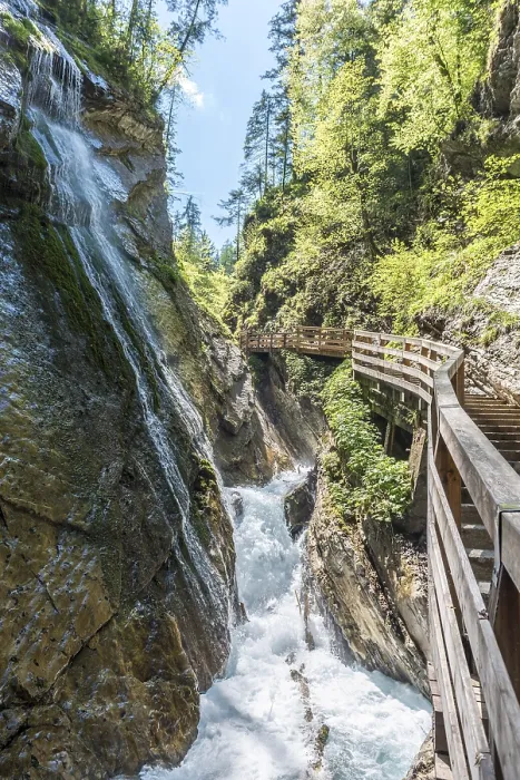 Gerahmter Druck : Wanderweg entlang dem Wimbachbach Gerahmter Druck : Wanderweg entlang dem Wimbachbach
