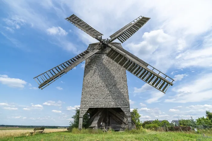 Gerahmter Druck : Bockwindmühle in Ketzur Gerahmter Druck : Bockwindmühle in Ketzur