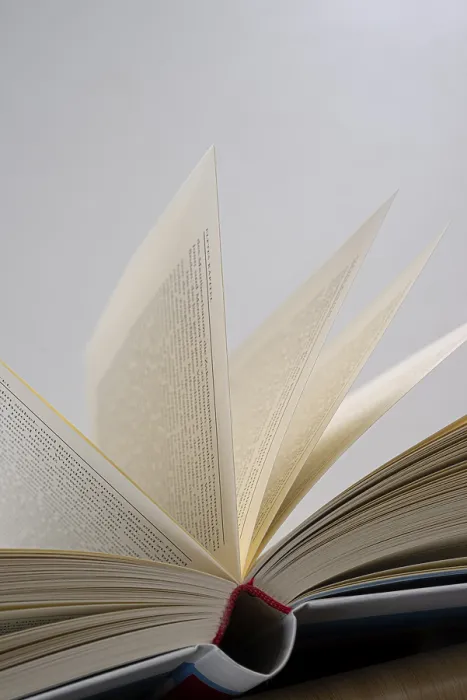 Gerahmter Druck : Buch, offen, Nahschuss Gerahmter Druck : Buch, offen, Nahschuss