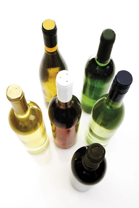Gerahmter Druck : Flaschen Wein Gerahmter Druck : Flaschen Wein