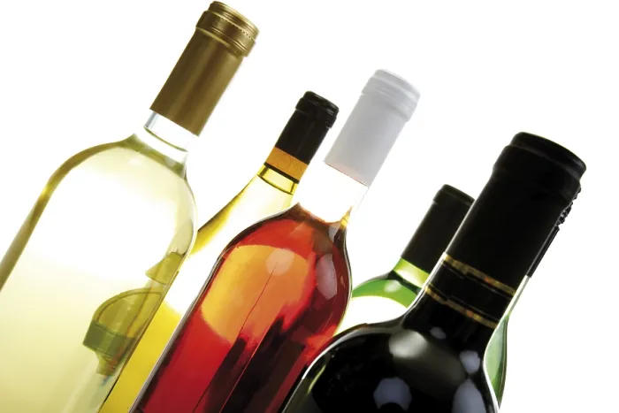 Gerahmter Druck : Flaschen Wein Gerahmter Druck : Flaschen Wein